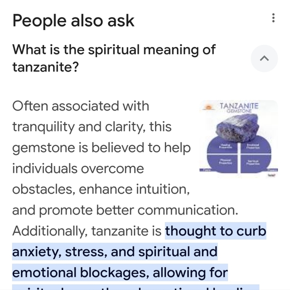 New Natural Tanzanite in sterling size 9 - Picture 8 of 9